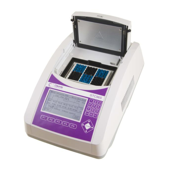 Cleaver Scientific GTC96S Operation Manual