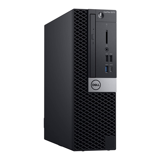 Dell Optiplex 5070 Small Form Factor Setup And Specifications