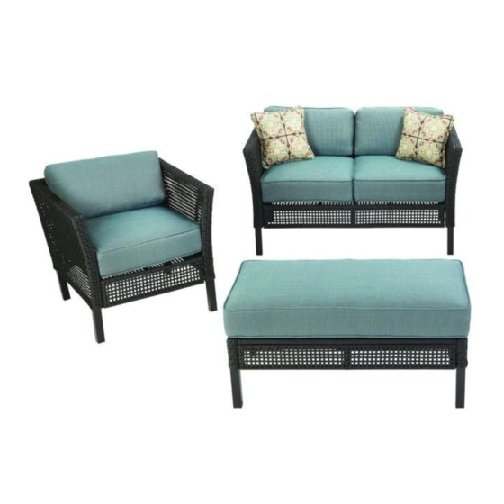 HAMPTON BAY FENTON D9131-4PCKD Use And Care Manual