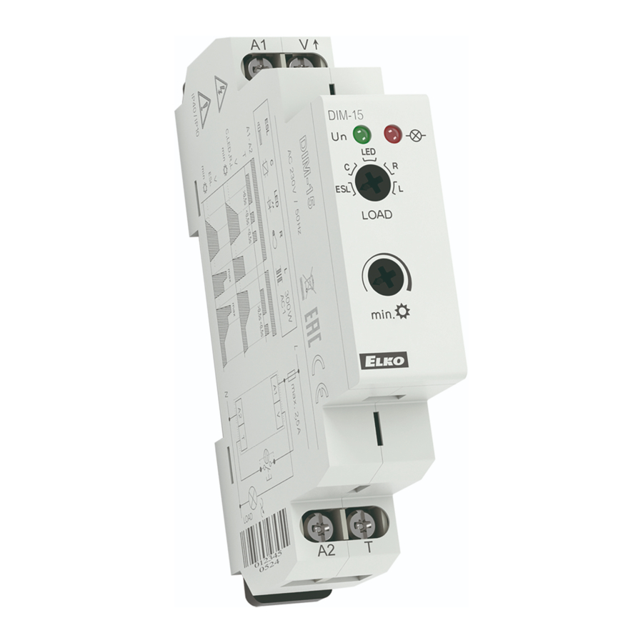 Elko DIM-15 Manual