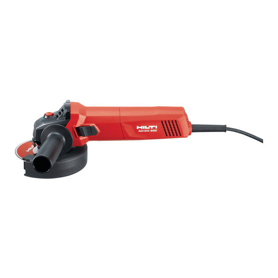 Hilti AG 125-7SE Original Operating Instructions