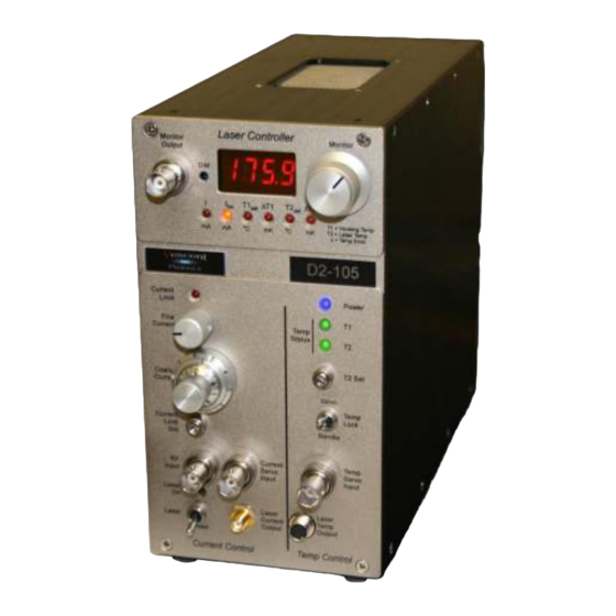 Vescent Photonics D2-105 Manual