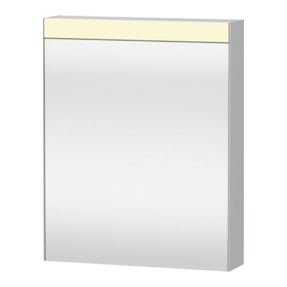 DURAVIT LM 7820 L Mounting Instructions