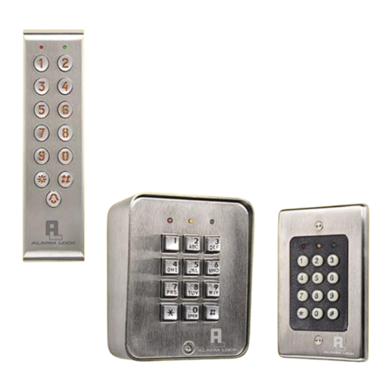 Alarm Lock A-100 - A-100IMWP Manual