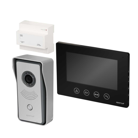 User Manuals: aperta APKITBLK Door Entry System