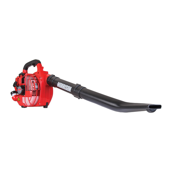 User Manuals: Morrison BL260E S2 Petrol Blower