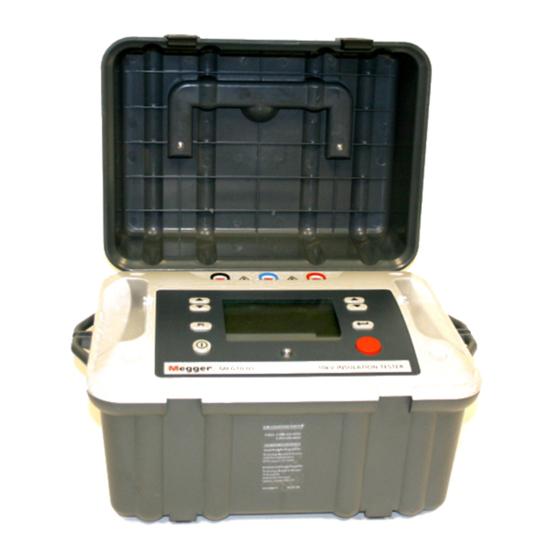 Megger MEG10-01 User Manual