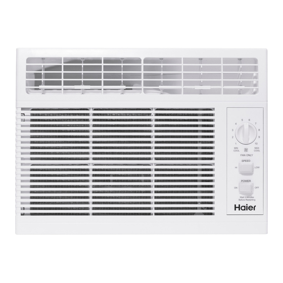Haier QHV05LX Installation And User Manual