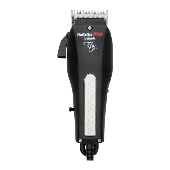BaBylissPro FX685E Manual