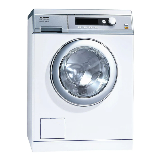 Miele professional PW 6055 Vario User Manual