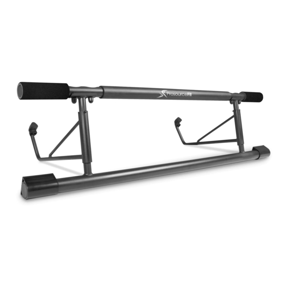 PROSOURCEFIT Foldable Doorway Pull-Up Bar Assembly & Instruction Manual