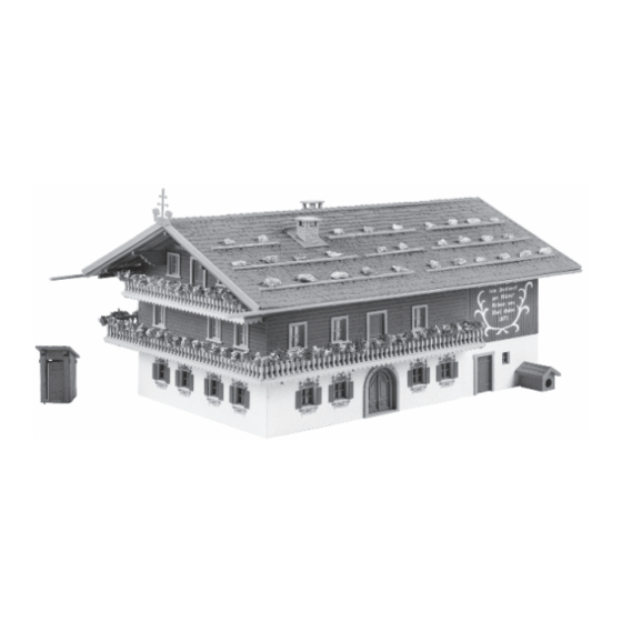 Faller LARGE ALPINE FARM Quick Start Manual