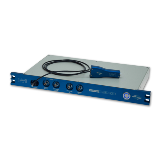 Sutter Instrument IPA Quick Start Manual