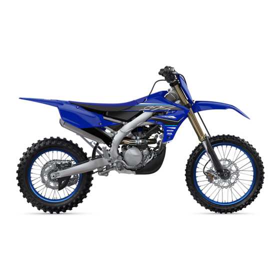 Yamaha YZ250FXM 2021 Owner's Service Manual
