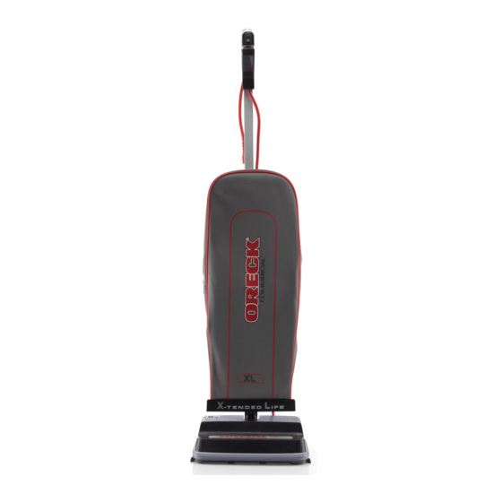Oreck XL U2000RB2L-1 User Manual