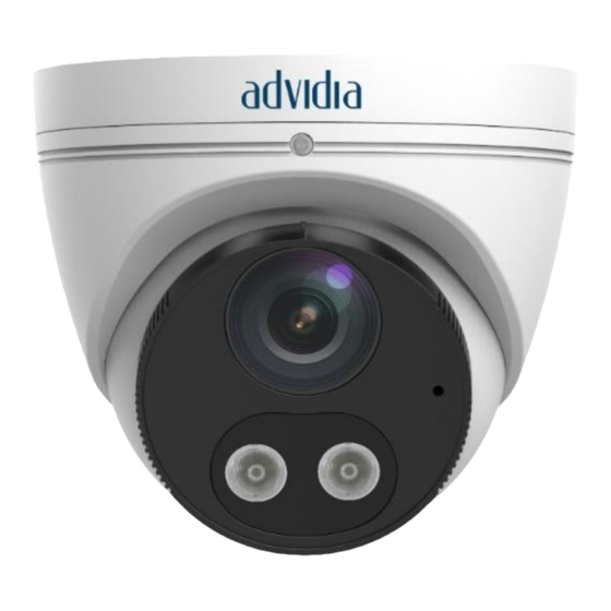 advidia M-84-FW-L IP Camera Manuals