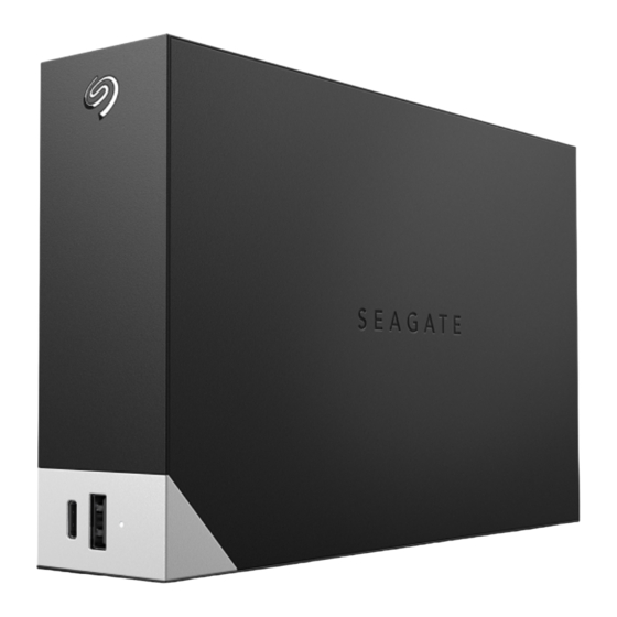 Seagate One Touch with Hub User Manual