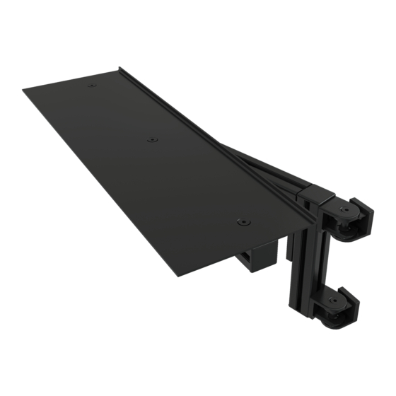TRAK RACER TR80-SHELF4-BLK Assembly Manual