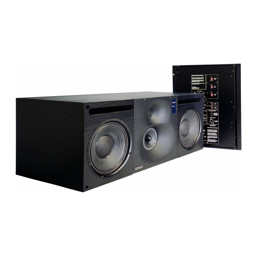 Genelec 1038AC Operating Manual