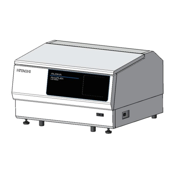 Hitachi Aloka Medical, Ltd. AccuFLEX LSC-8000 Instruction Manual