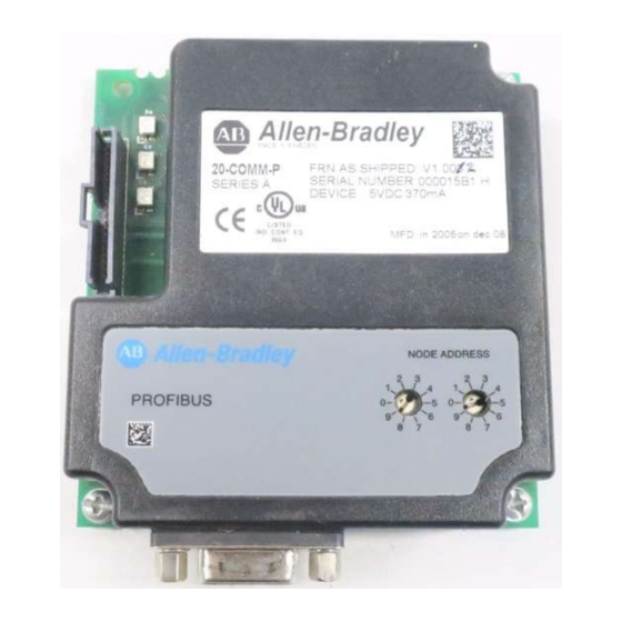 Allen-Bradley PowerFlex 20-COMM-P FRN 1 Series User Manual