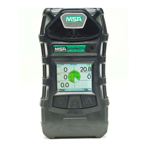 MSA Altair 5 Quick Start Card