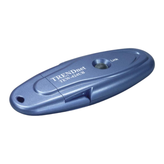 TRENDnet TEW-424UB User Manual