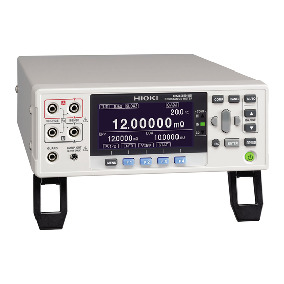 Hioki RM3545 Manual