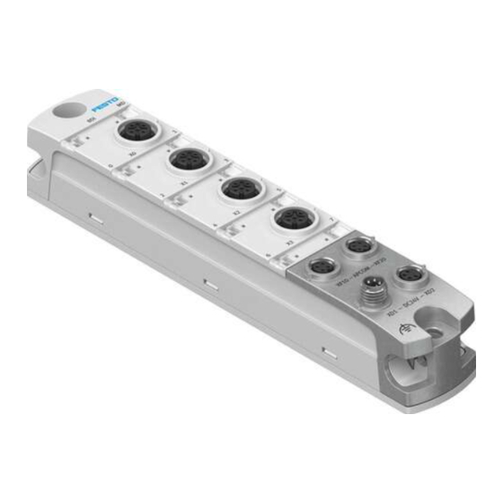 Festo CPX-AP-I-8DI-M12-5P Instructions & Operating