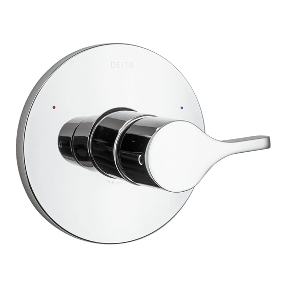 Delta Modern Monitor MultiChoice 14 Series Quick Start Manual