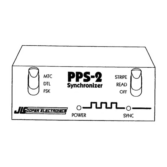 JLCooper Electronics PPS-2 User Manual
