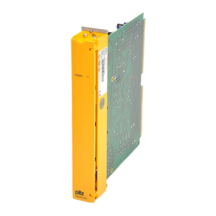 Pilz PSS Series, PSS1 PS 24 V Manual