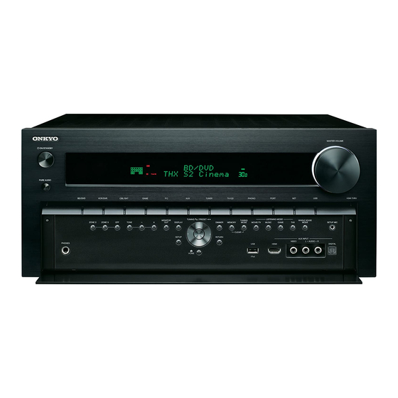 Onkyo TX-NR809 Quick Setup