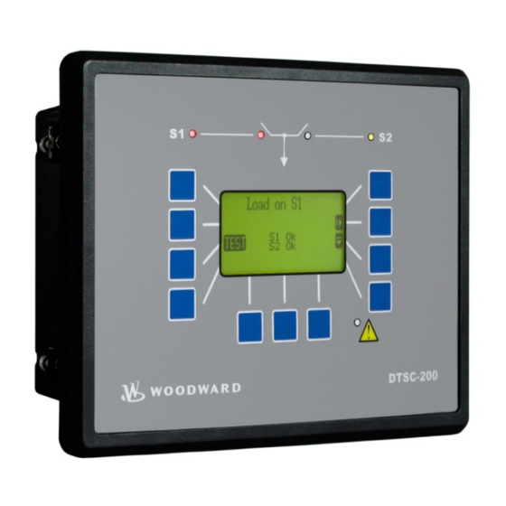 Woodward DTSC-200 Transfer Switch Manuals