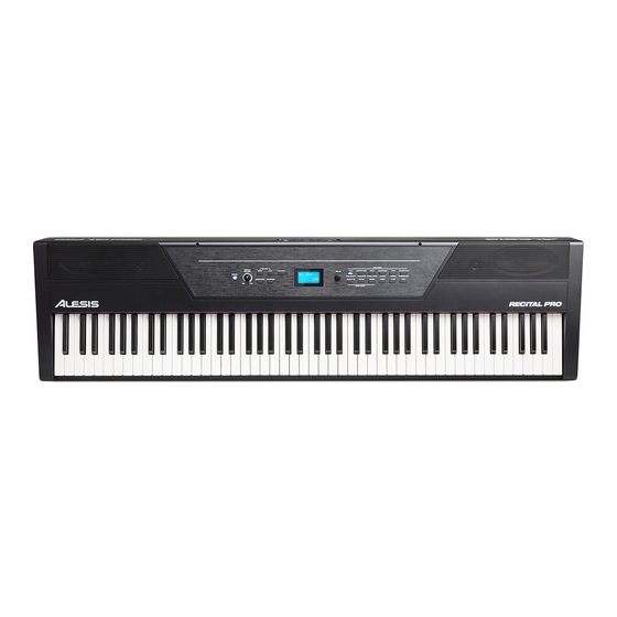 Alesis RECITAL PRO User Manual