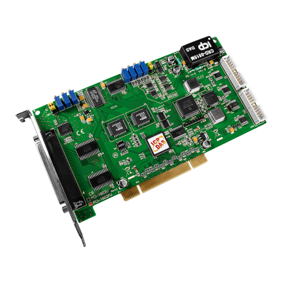 ICP DAS USA PCI-1202 Series Hardware User Manual