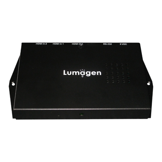 Lumagen Radiance Series Installation Notes