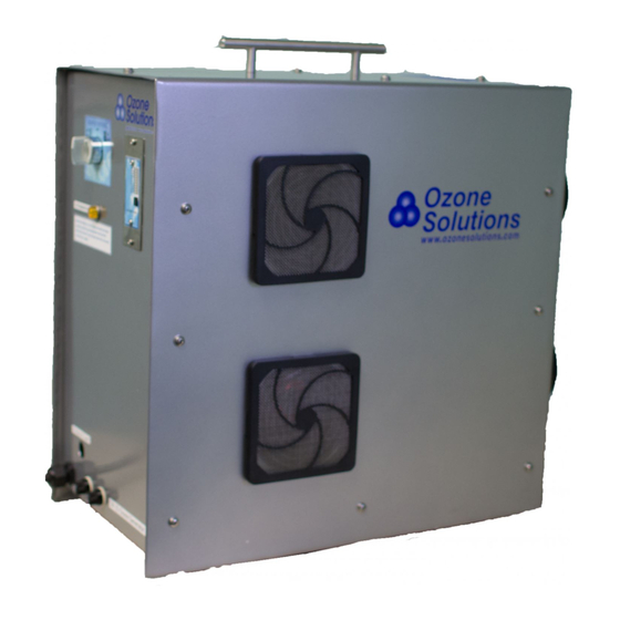 Ozone Solutions DR Series Installation & Operation Manual
