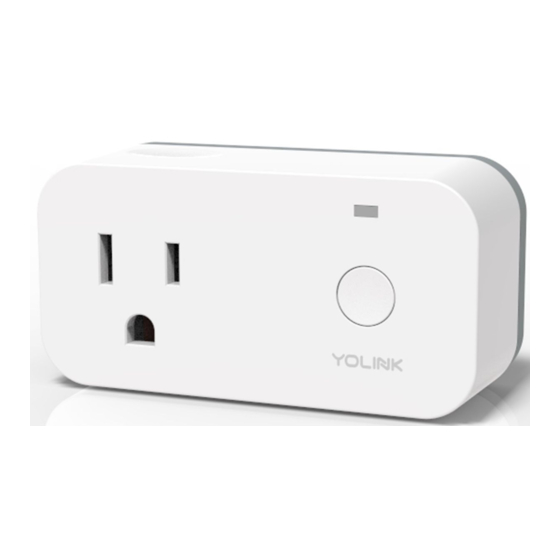Yolink YS6602-UC Smart Plug Energy Manuals