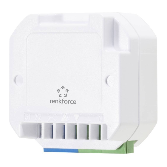 Renkforce RS2W Operating Instructions Manual