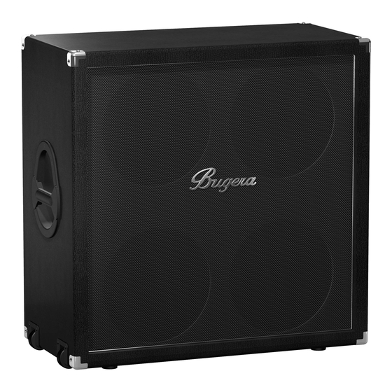 Bugera 412F-BK User Manual