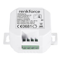 Renkforce RS2W Operating Instructions Manual