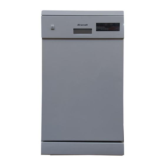 Brandt DFS1009X Instructions For Use Manual