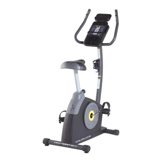 ICON Health & Fitness PRO-FORM CYCLE TRAINER 300 Ci Manuals