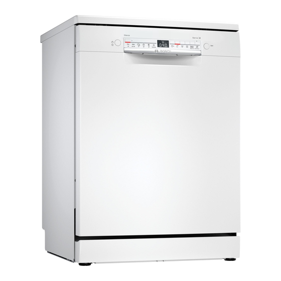 Bosch SMS2HKW03E Instructions For Use Manual