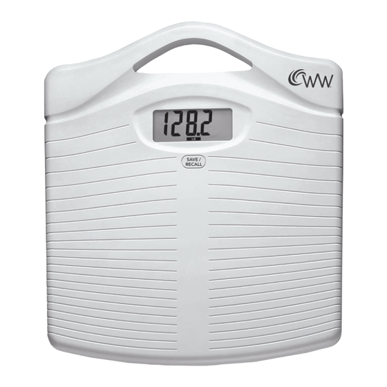 Conair Weight Watchers Instructions