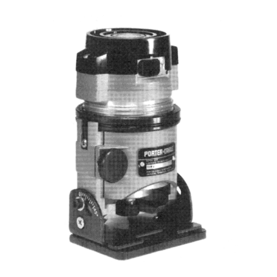 Porter-Cable 319 Base Instruction Manual