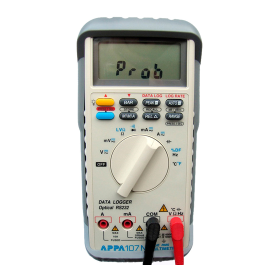 APPA 107N Instruction Manual