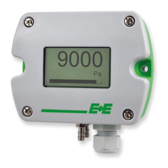 E+E Elektronik EE600 Operation Manual