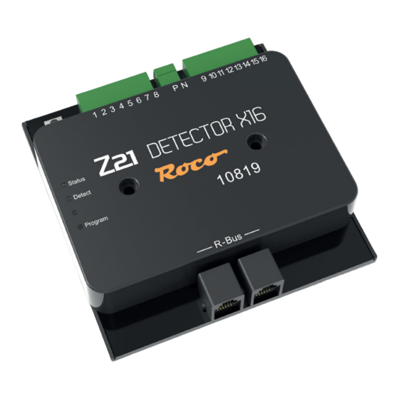 roco Z21-Detector X16 User Manual